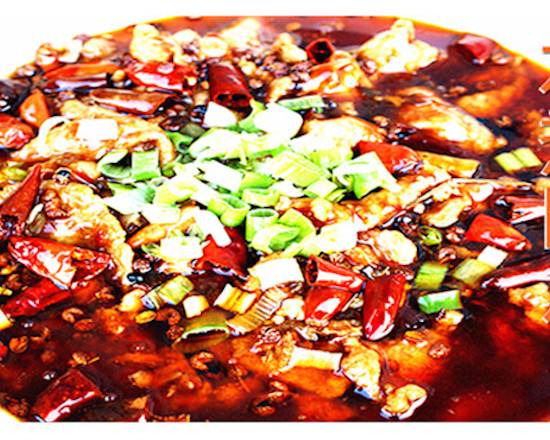 In hot soup-Pork Kidney（水煮腰花）